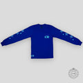 Chrome Hearts Lapis Stars Long Sleeve T-Shirt in Blue