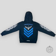 Chrome Hearts Foti Zip-Up Hoodie - Black / Blue
