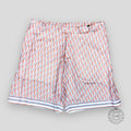 Dior Oblique Silk Shorts in Orange