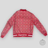 LOUIS VUITTON X SUPREME LEATHER BOMBER JACKET