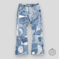 Gallery Dept. Logan Distressed Patchwork Jeans
