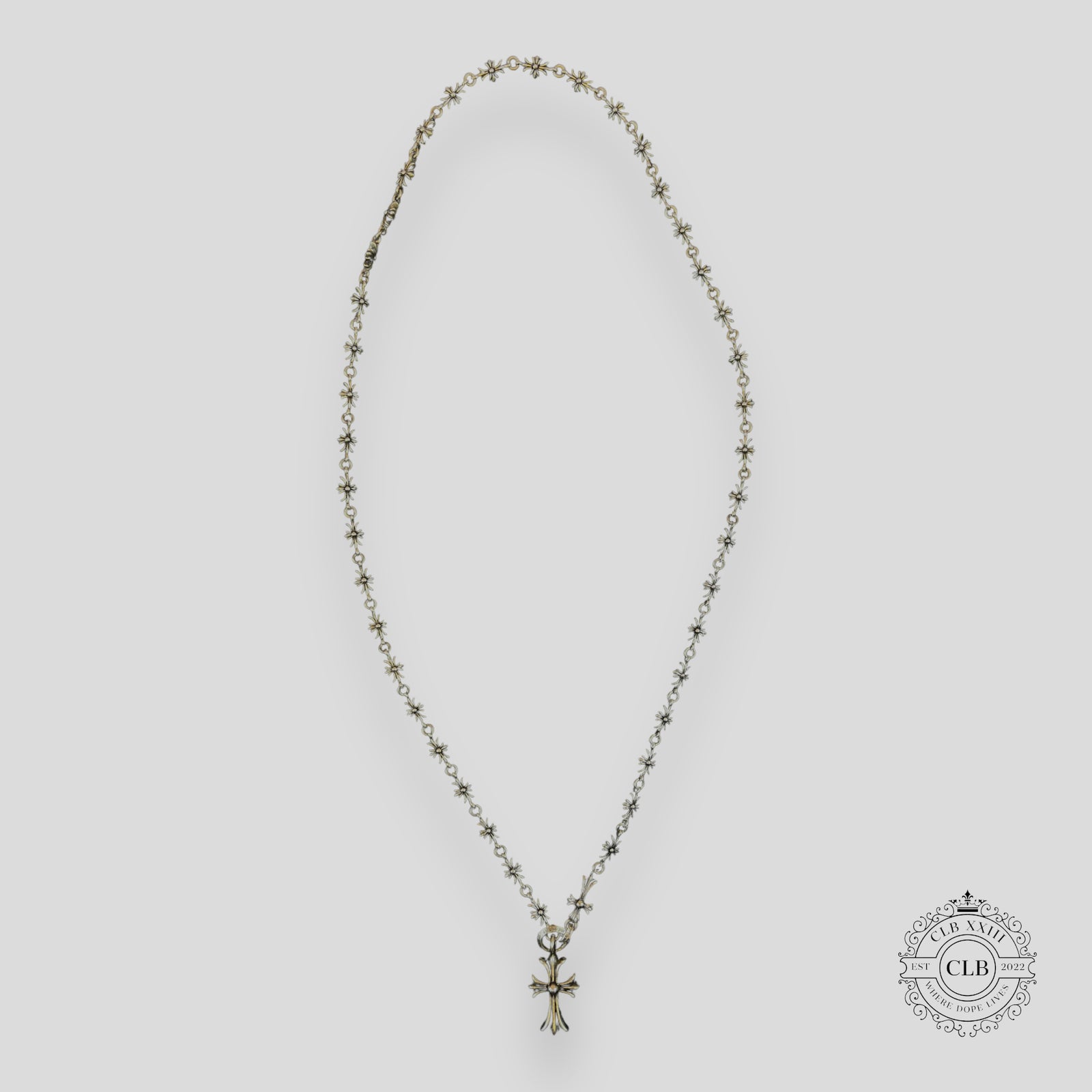 Chrome Hearts Mini Cross Necklace