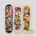SUPREME STACK SKATEBOARD DECK SET