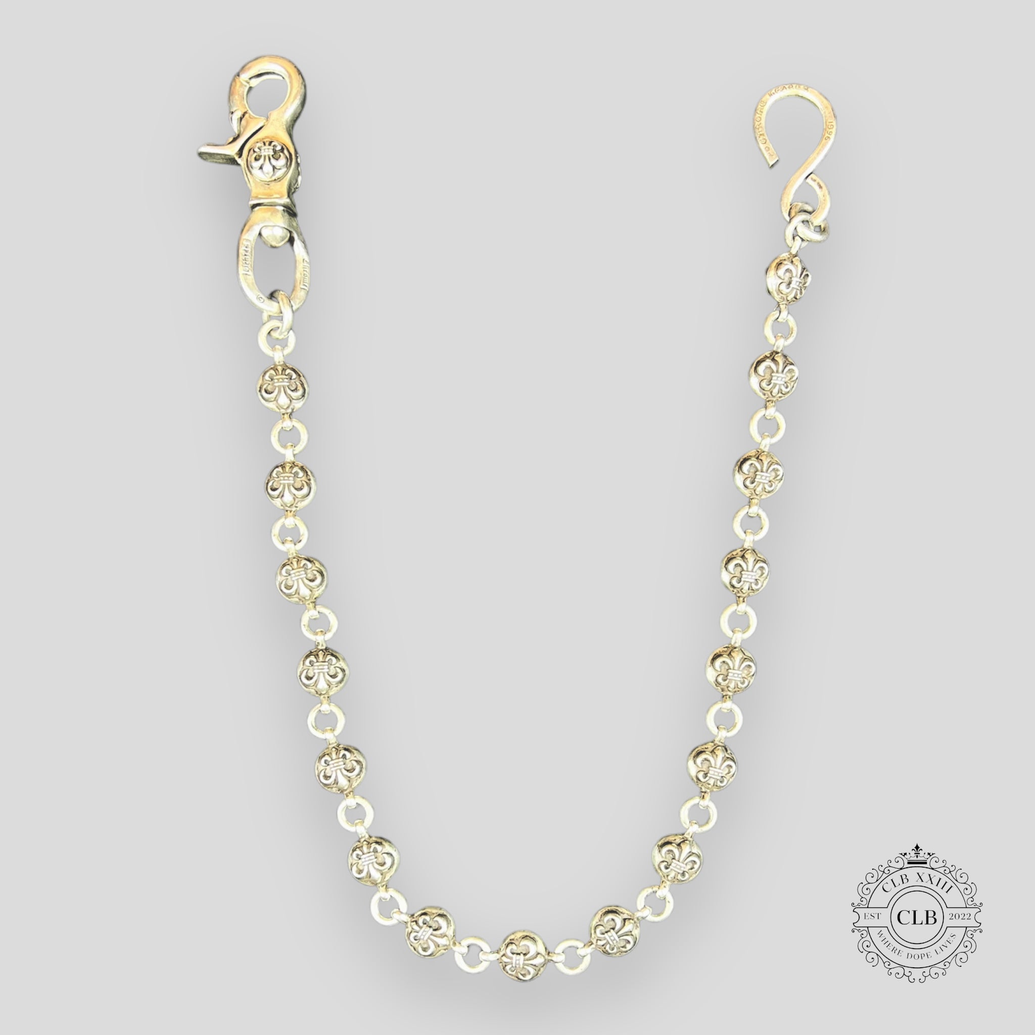 CHROME HEARTS 1/1 FLEUR BALL WALLET CHAIN