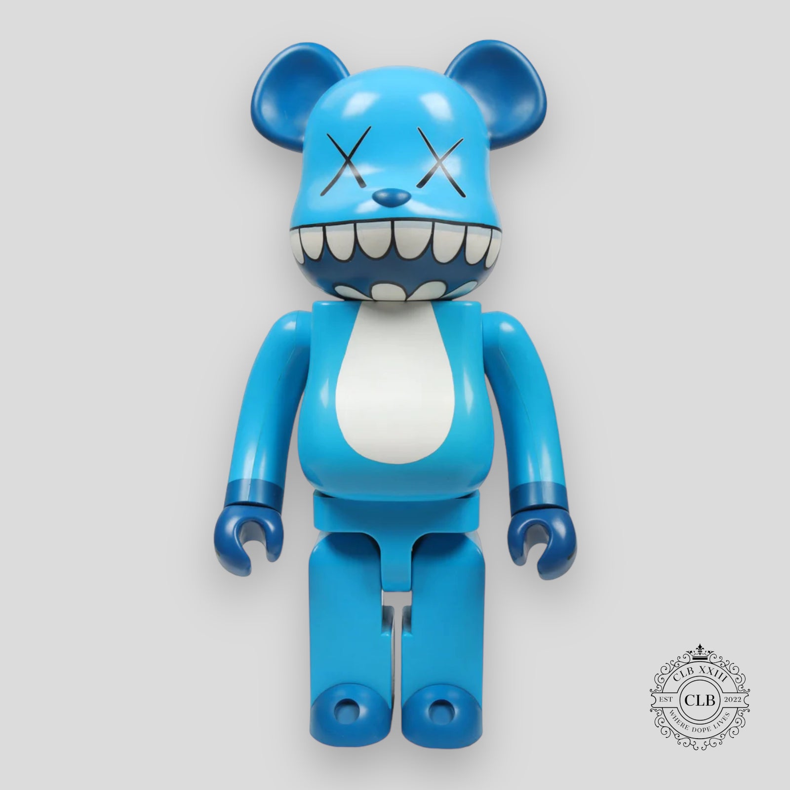 Bearbrick "Kaws Chomper - Blue"