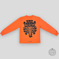 CHROME HEARTS VINE DAGGER LONG SLEEVE T-SHIRT - ORANGE
