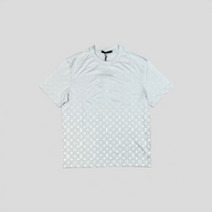 CLB XXIII Louis Vuitton light blue cotton t-shirt featuring a white gradient monogram pattern