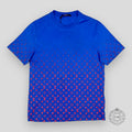 LOUIS VUITTON MONOGRAM DEGRADE T-SHIRT - BLUE/RED