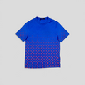CLB XXIII Louis Vuitton Monogram Degrade cotton t-shirt in blue and red with a gradient logo pattern