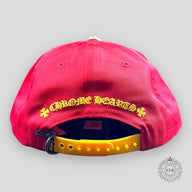 Chrome Hearts CH Embroidered Hat in Red / Yellow