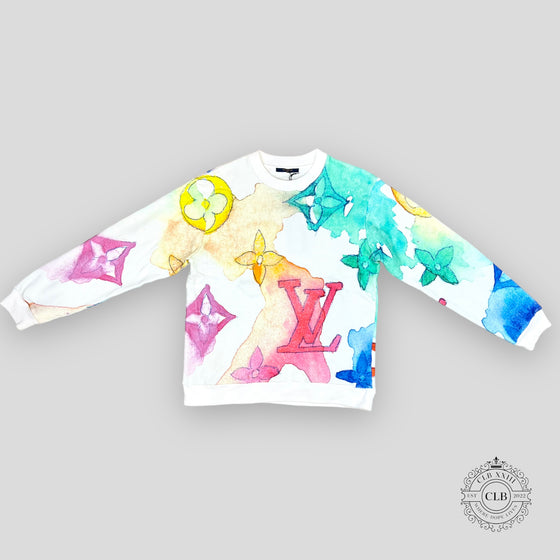 Louis Vuitton Watercolor Monogram Crewneck — authenticated Louis Vuitton at CLB XXIII