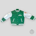 SAINT MICHAELS X SHERMER ACADEMY VARSITY JACKET - GREEN
