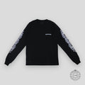 CHROME HEARTS DAGGER LONG SLEEVE TEE - BLACK / PINK