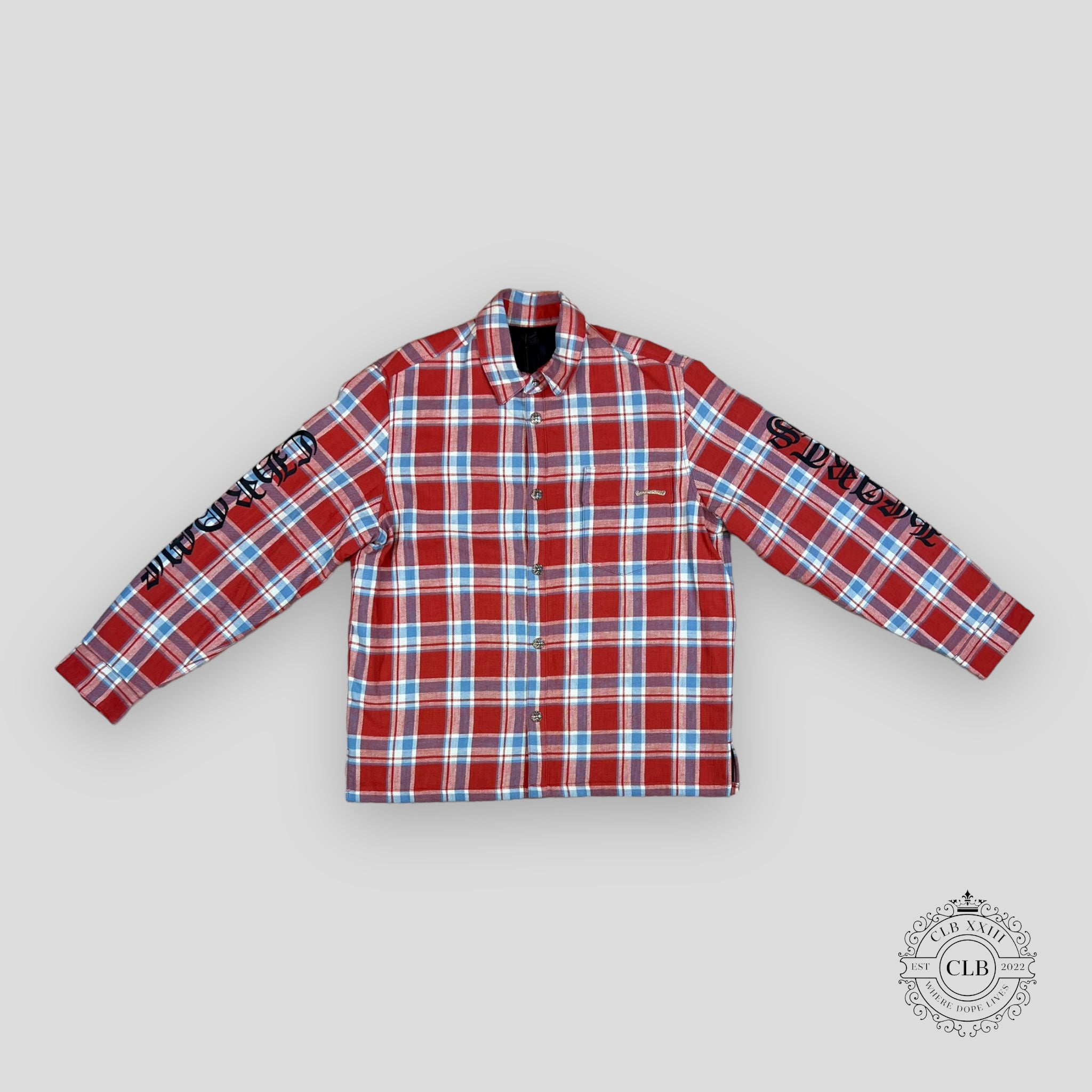 Chrome Hearts Padded Flannel Shirt