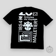 LOUIS VUITTON ARICLES DE VOYAGE T-SHIRT - BLACK