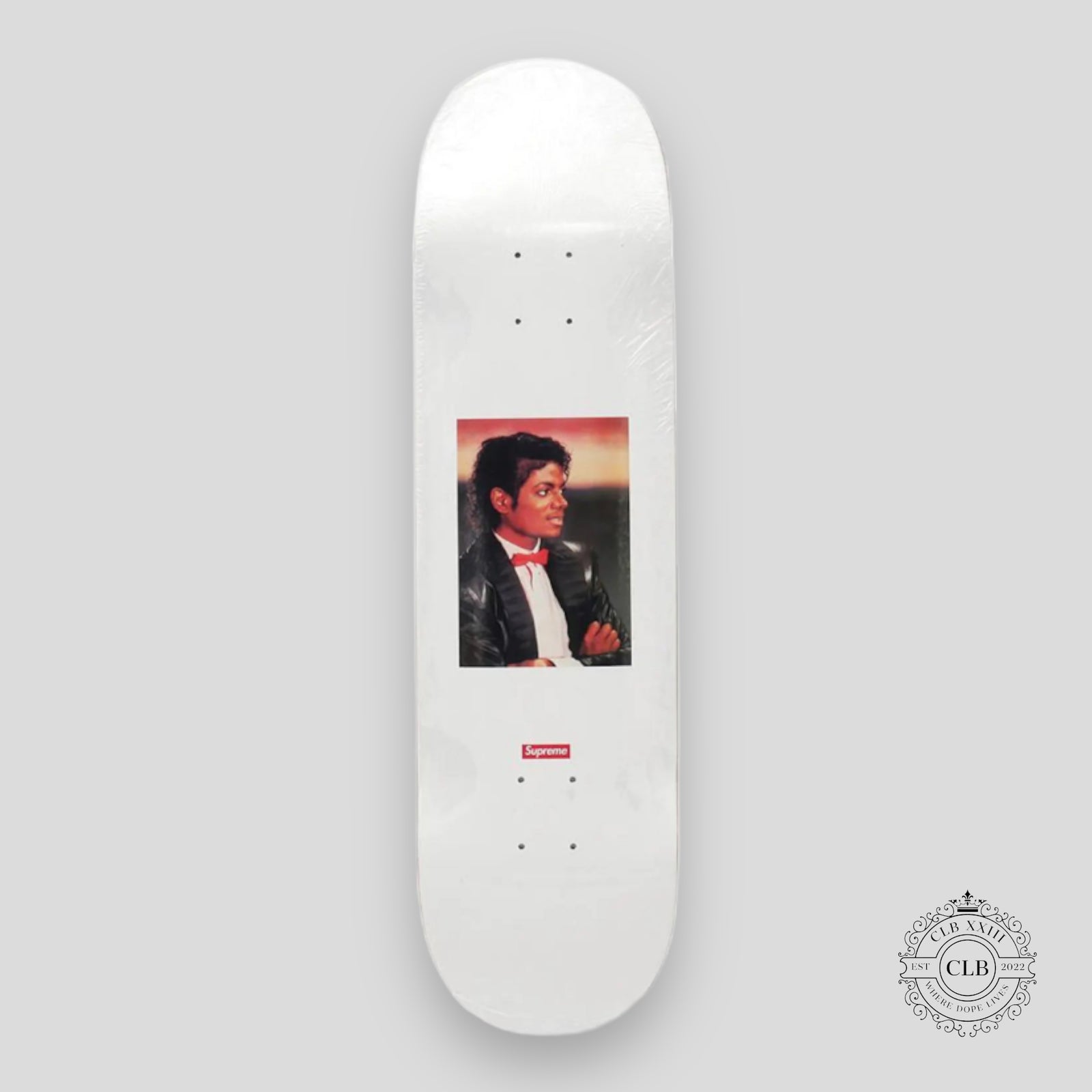 SUPREME MICHAEL JACKSON SKATE DECK - WHITE