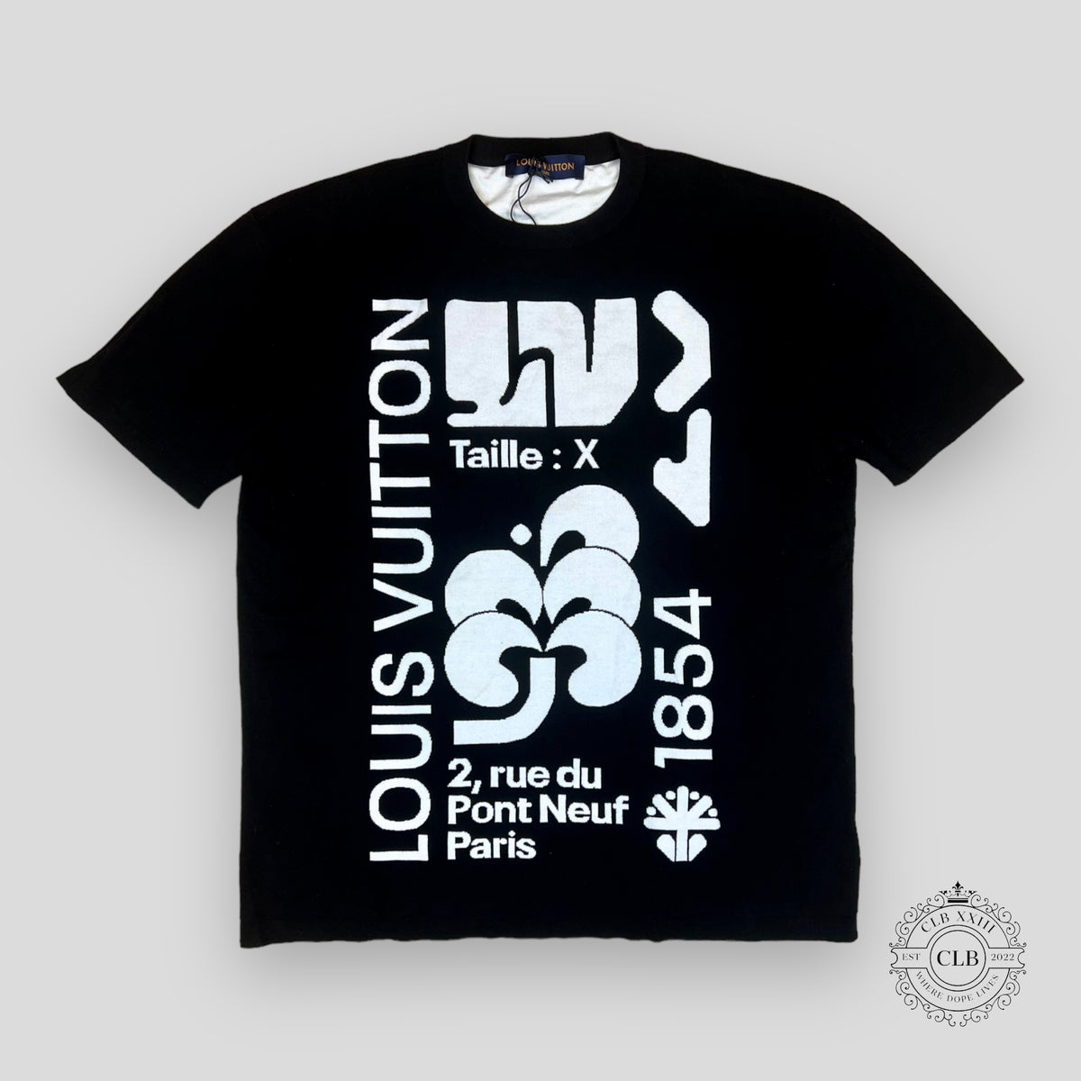 LOUIS VUITTON ARICLES DE VOYAGE T-SHIRT - BLACK