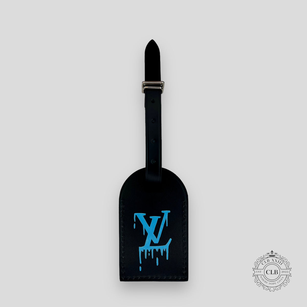 LOUIS VUITTON LUGGAGE TAG - BLUE