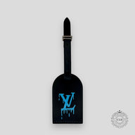 LOUIS VUITTON LUGGAGE TAG - BLUE
