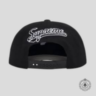 Supreme World Famous S Logo 6 Panel in Black
