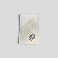 CLB XXIII Louis Vuitton Damier Snug cream wool scarf with embroidered black logo detail