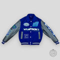 Louis Vuitton Embroidered Varsity Jacket - Blue
