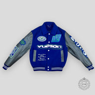 Louis Vuitton Embroidered Varsity Jacket - Blue