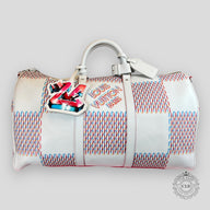 Louis Vuitton Damier Spray Keepall Bandouliere 50