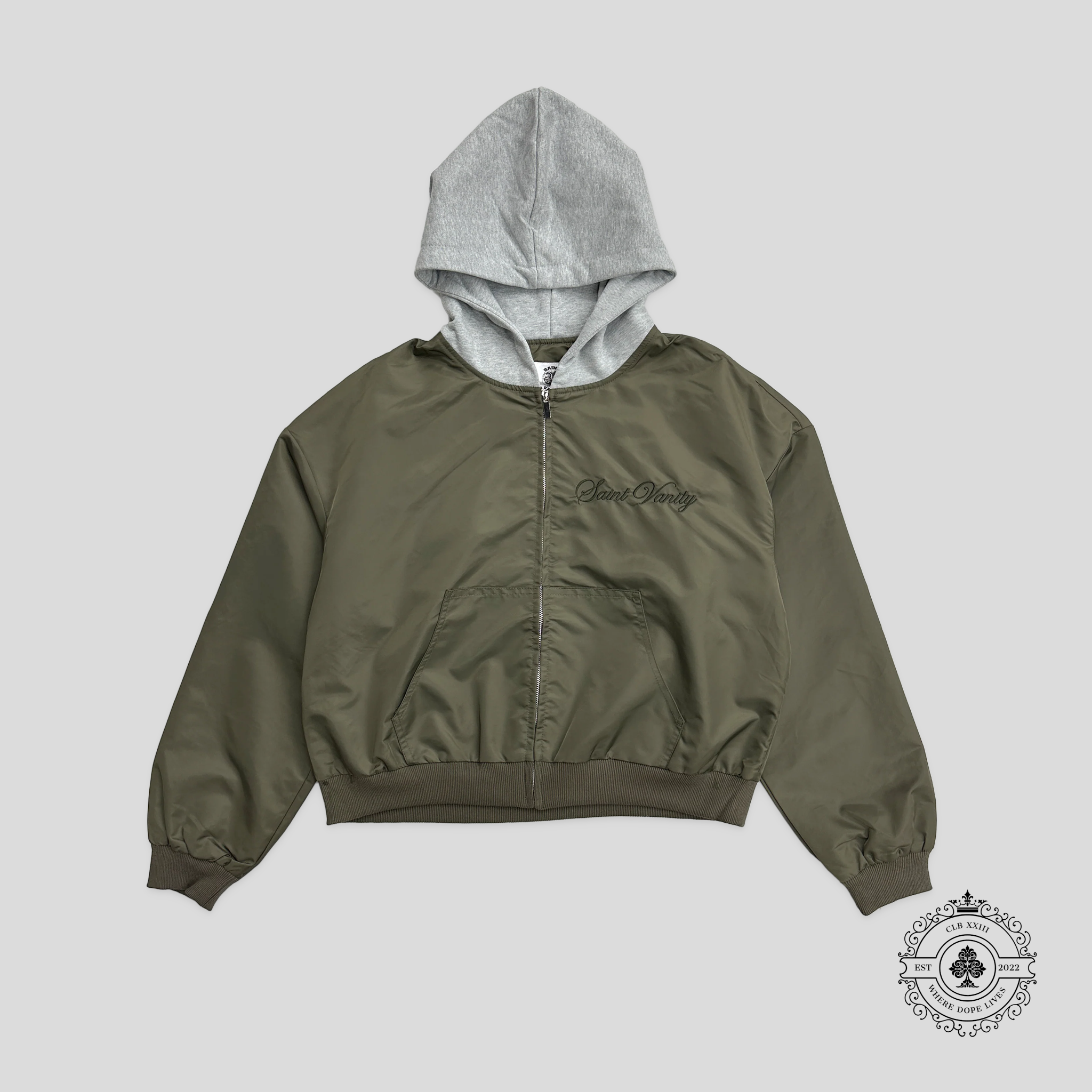 Saint Vanity Bomber in Army Green