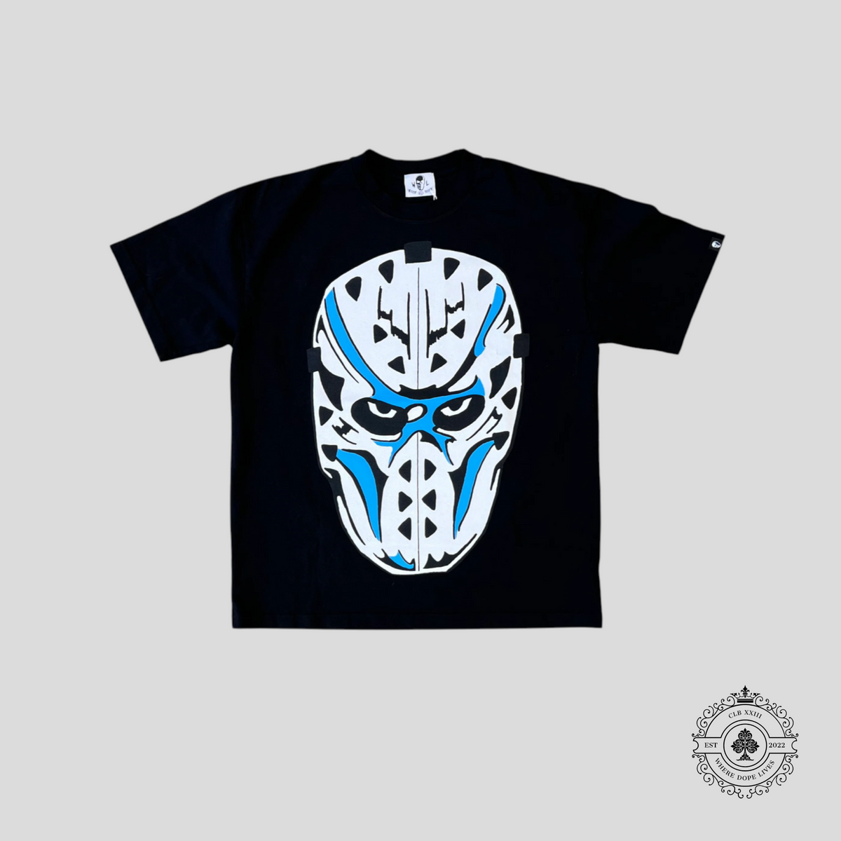 Warren Lotas Giant Hockey Mask Tee in Black