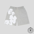 Denim Tears Big Cotton Wreath Sweatshorts in Grey