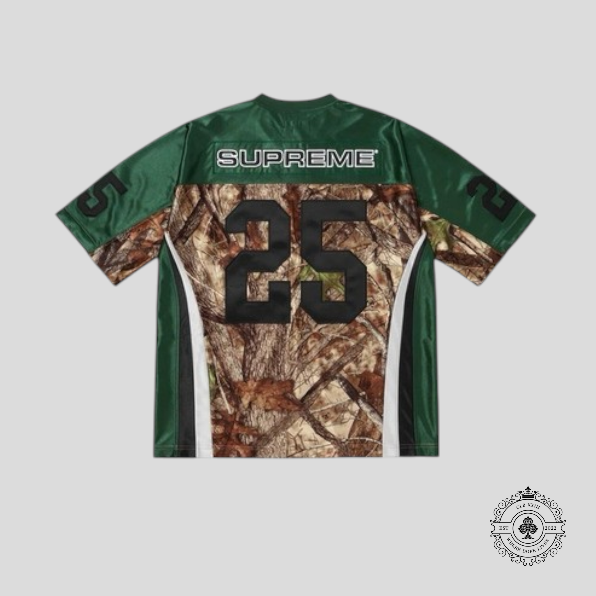 Supreme Breast Cancer Awareness Football Jersey in Green