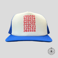 Chrome Hearts Eyechart Hat in Blue