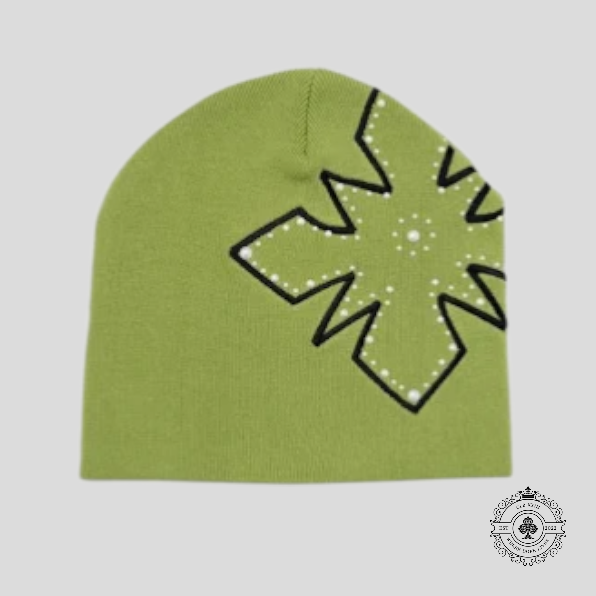 Righteous Risen Pearl Logo Beanie in Moss
