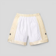 Supreme Side Pocket Basketball Shorts in Cream
