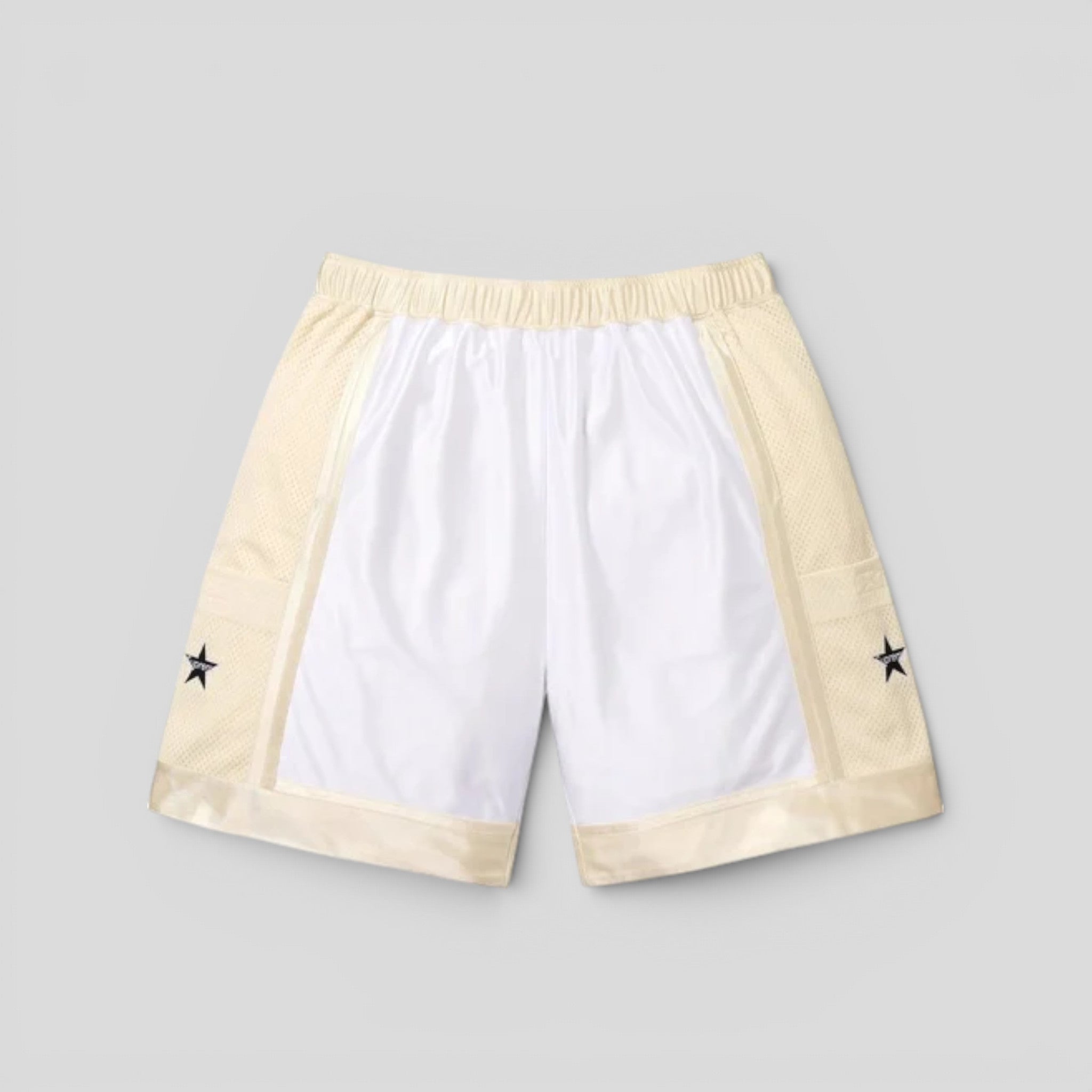 Supreme Side Pocket Basketball Shorts in Cream