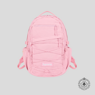 Supreme SS25 Logo Backpack in Pink