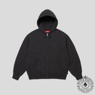Supreme Cut Out Zip Up in Black