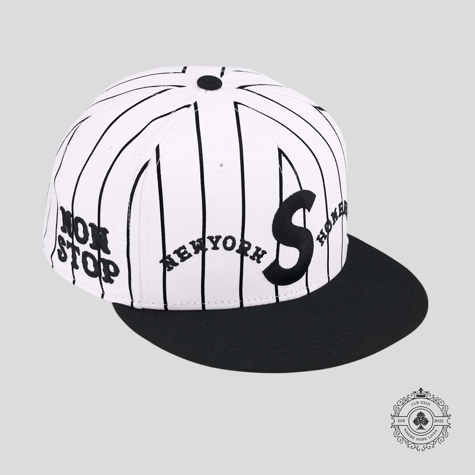 Supreme Home Run S Logo New Era Hat in White