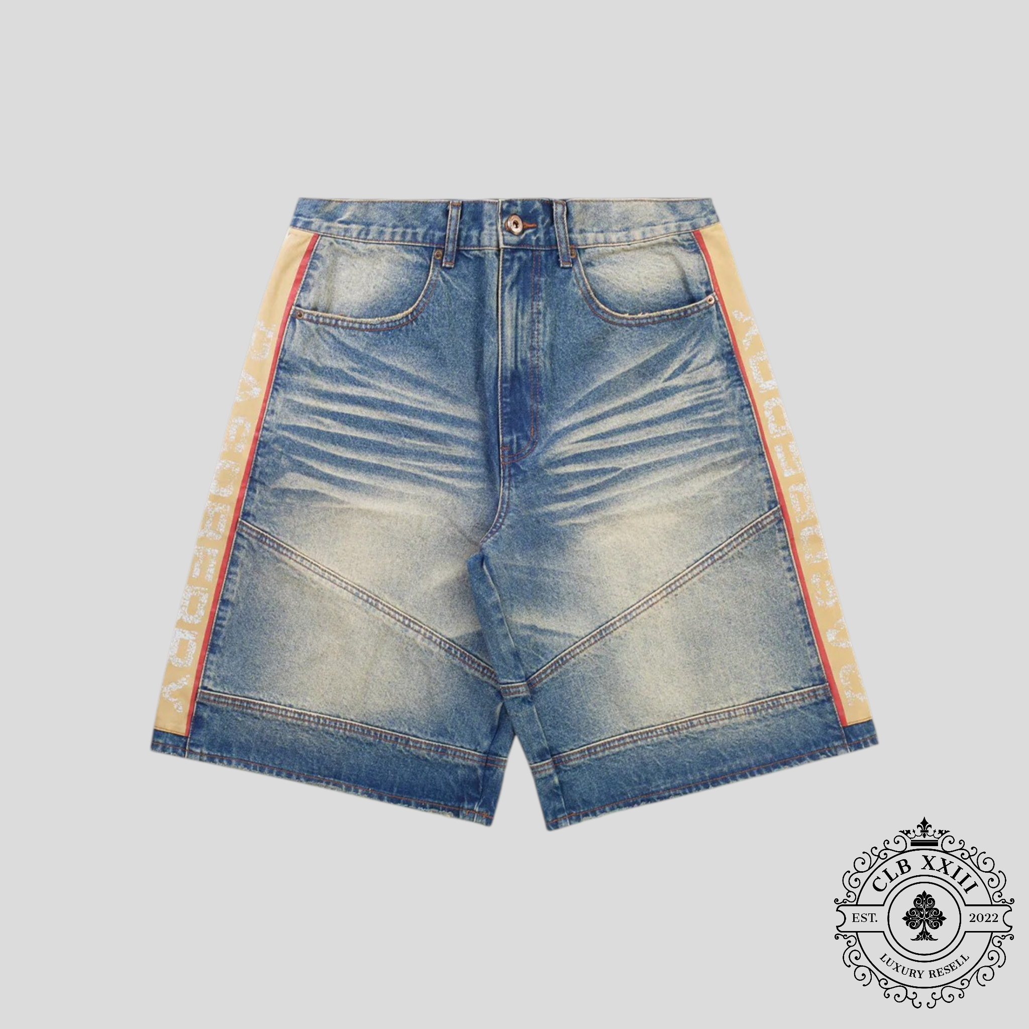 GV Gallery Civic Jorts in Medium Wash