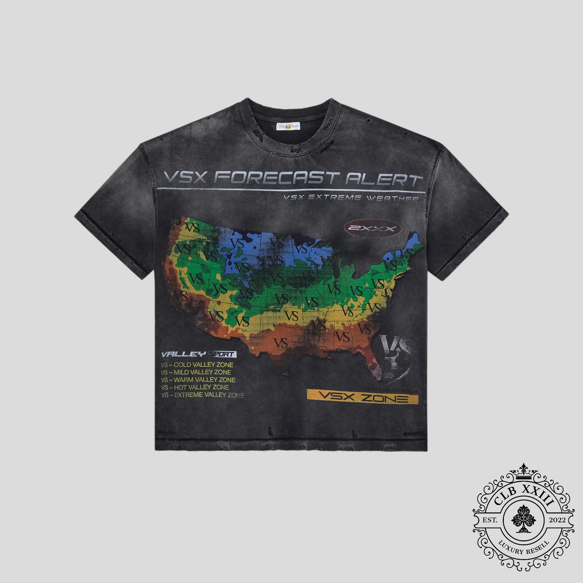 Vale Weatherman Tee in Black