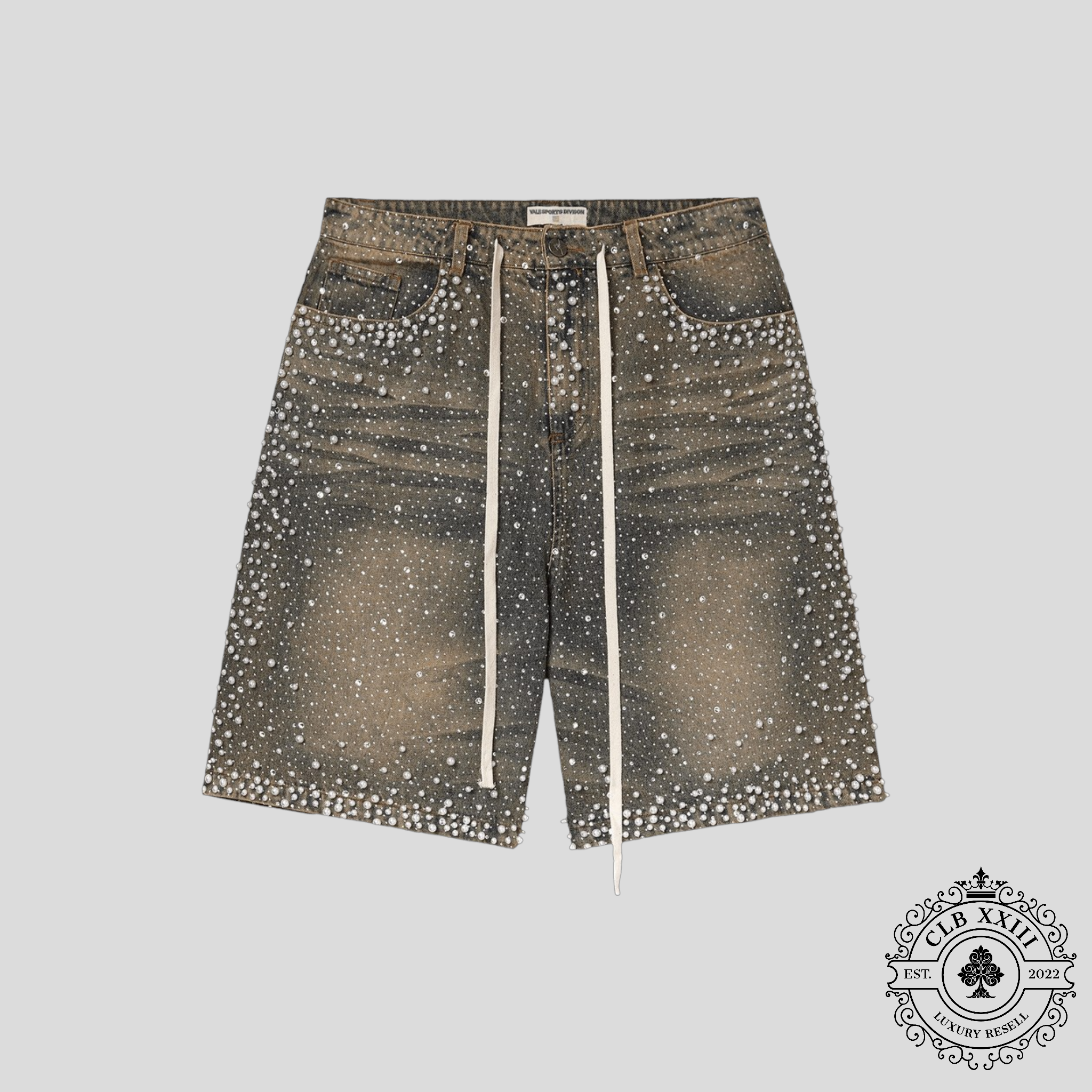 Vale Rainstorm Jorts in Mid Wash