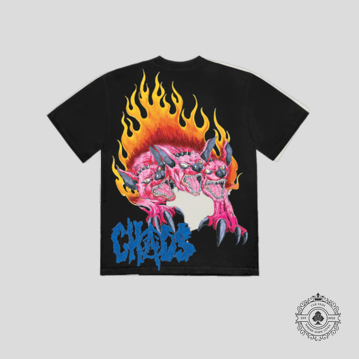 Travis Scott Utopia X Saint Michael 1B Tee in Black