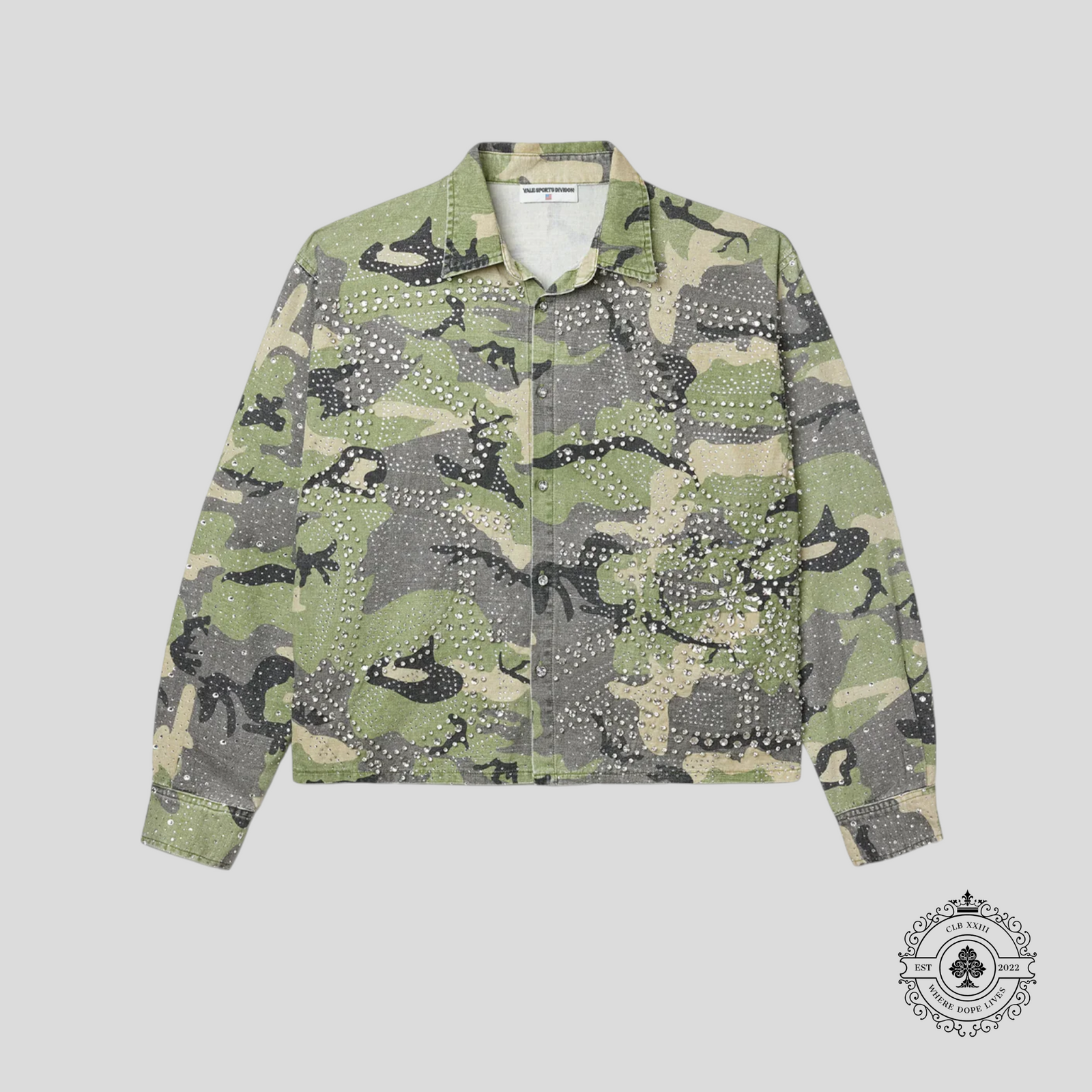 Vale Soulja Button Up Shirt in Camo