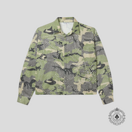 Vale Soulja Button Up Shirt in Camo