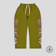 Righteous Risen King Sweatpants in Moss