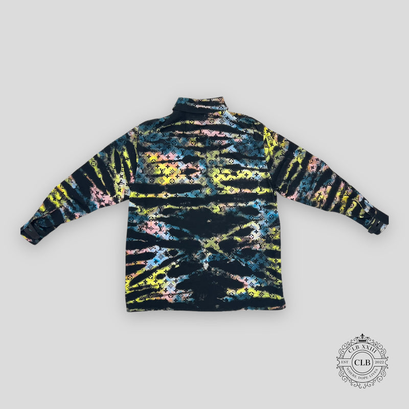 Louis Vuitton Tie-Dye Monogram Denim Overshirt