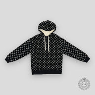 Louis Vuitton Monogram Toweling Hoodie in Black