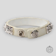 Chrome Hearts Studded Bracelet - White