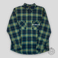 Amiri Logo Flannel in Green